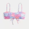 Ribbad Tie Scoop Bikinitopp Ribbad Tie Scoop Bikinitopp