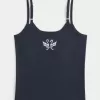 Ribbed Swan Graphic Cami Ribbed Swan Graphic Cami