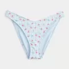 Ribbstickad bikinibotten med höga ben Ribbstickad bikinibotten med höga ben