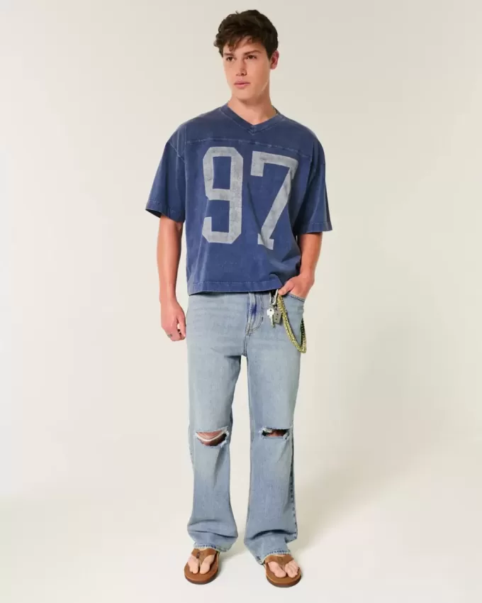Rippade Medium Wash Baggy Jeans Rippade Medium Wash Baggy Jeans