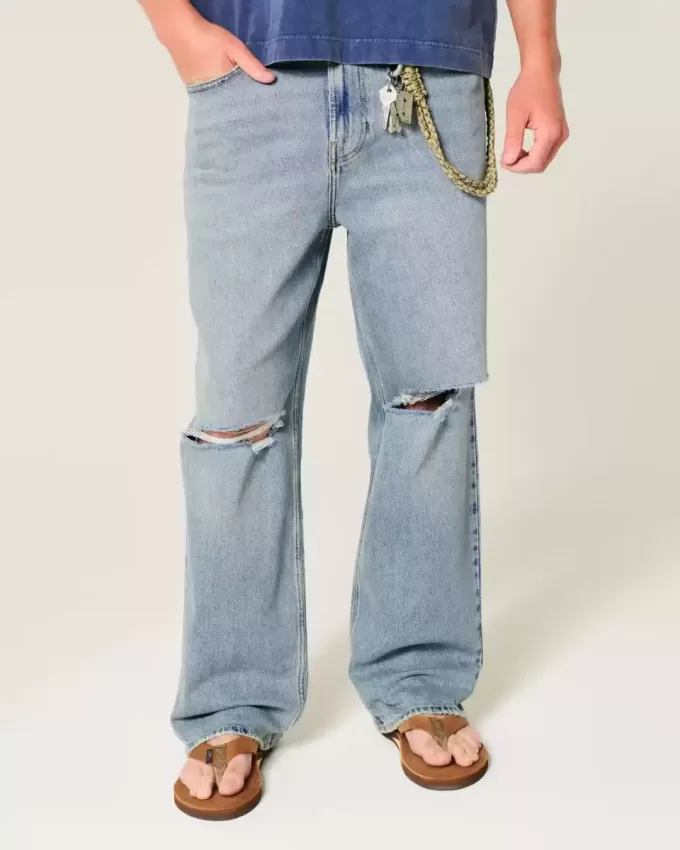 Rippade Medium Wash Baggy Jeans Rippade Medium Wash Baggy Jeans