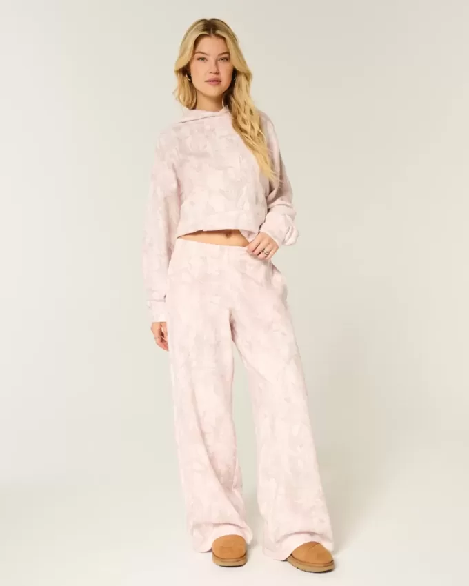 Rosa Camo Baggy träningsbyxor Rosa Camo Baggy träningsbyxor