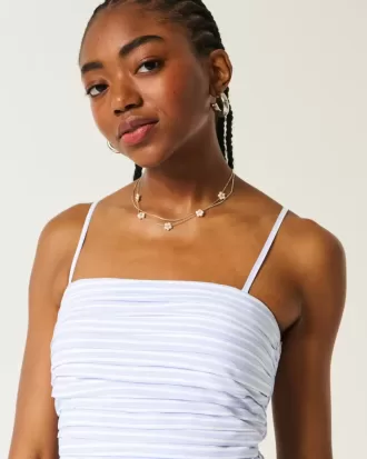 Ruched Bubble Skort Klänning