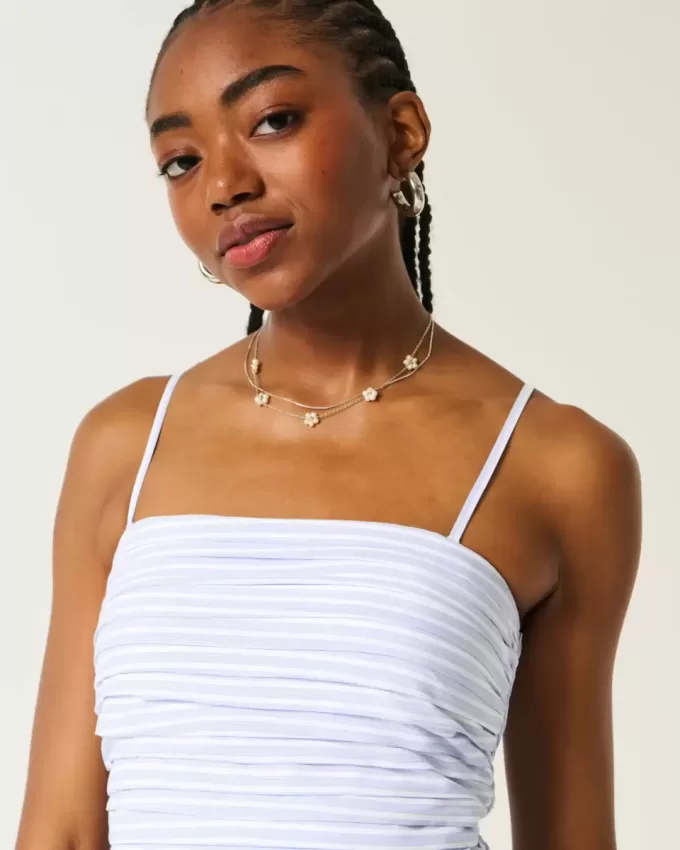 Ruched Bubble Skort Klänning Ruched Bubble Skort Klänning