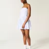 Ruched Bubble Skort Klänning Ruched Bubble Skort Klänning