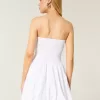 Ruched Bubble Skort Klänning Ruched Bubble Skort Klänning