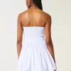 Ruched Bubble Skort Klänning Ruched Bubble Skort Klänning