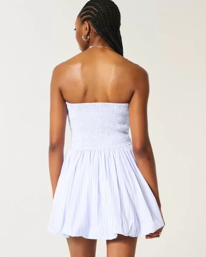 Ruched Bubble Skort Klänning Ruched Bubble Skort Klänning