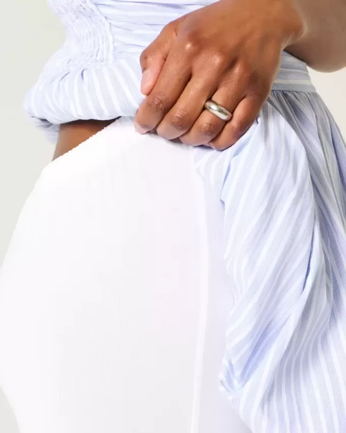 Ruched Bubble Skort Klänning Ruched Bubble Skort Klänning