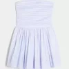 Ruched Bubble Skort Klänning Ruched Bubble Skort Klänning