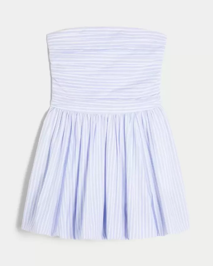 Ruched Bubble Skort Klänning Ruched Bubble Skort Klänning