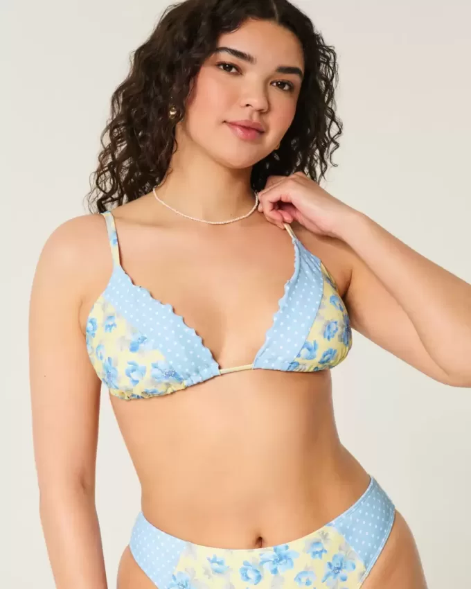 Ruffle Edge Triangle Bikinitopp Ruffle Edge Triangle Bikinitopp
