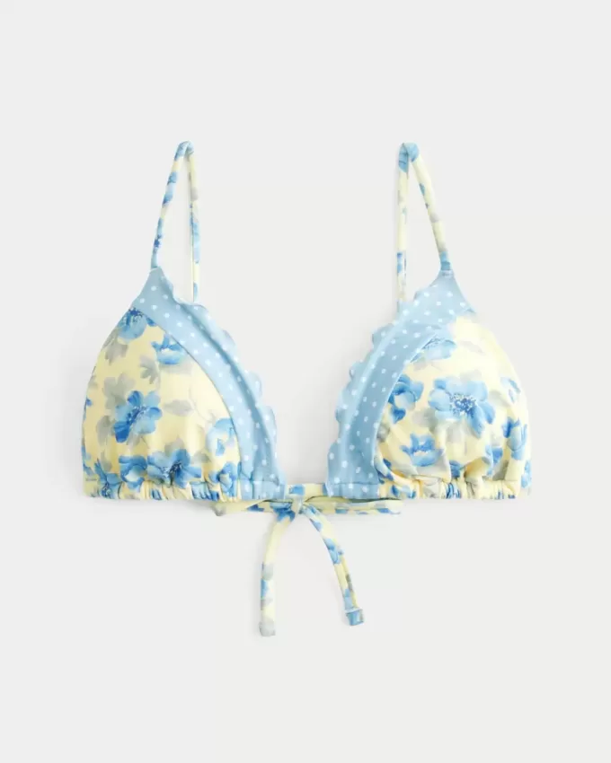 Ruffle Edge Triangle Bikinitopp Ruffle Edge Triangle Bikinitopp