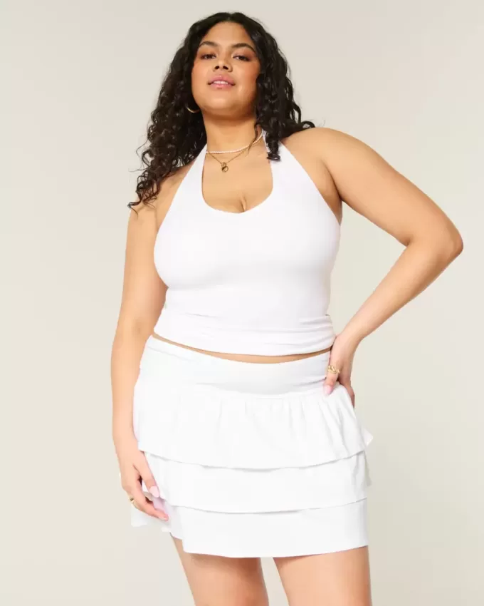 Ruffle Knit Mini Skort Ruffle Knit Mini Skort