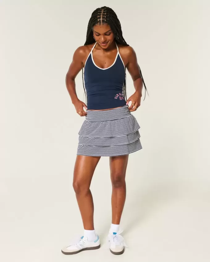 Ruffle Knit Mini Skort Ruffle Knit Mini Skort