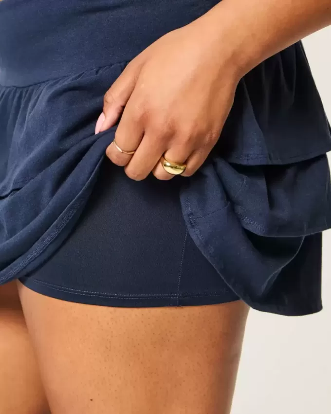 Ruffle Knit Mini Skort Ruffle Knit Mini Skort