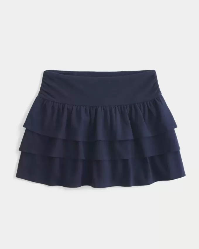 Ruffle Knit Mini Skort Ruffle Knit Mini Skort