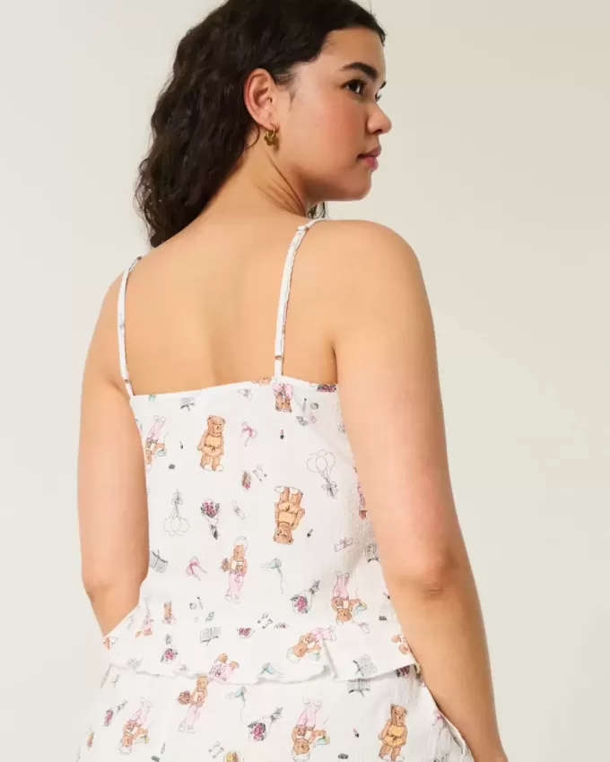 Ruffle Seersucker Sleep Tank Ruffle Seersucker Sleep Tank