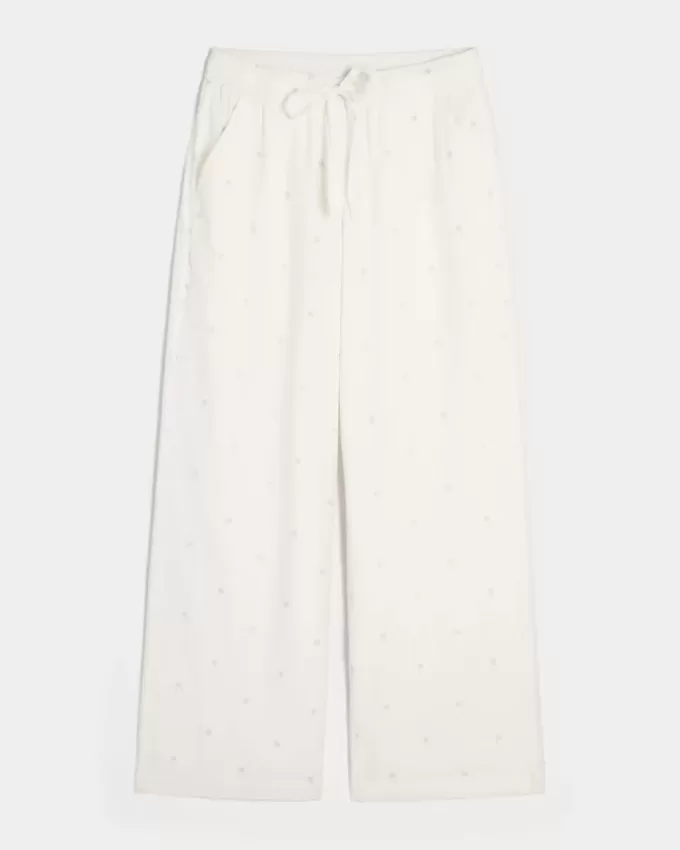 Seersucker Baggy Pull-On byxor Seersucker Baggy Pull-On byxor