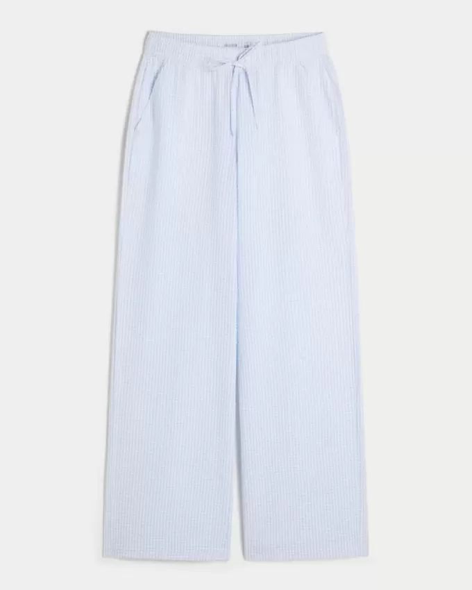 Seersucker Baggy Pull-On byxor Seersucker Baggy Pull-On byxor