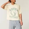 Seersucker Pull-On Shorts på mitten av låret