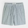 Seersucker-shorts ovanför knäet Seersucker-shorts ovanför knäet
