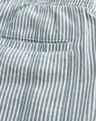 Seersucker-shorts ovanför knäet