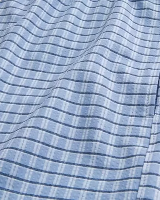 Seersucker volley badshorts på mitten av låret