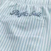 Seersucker volley badshorts på mitten av låret Seersucker volley badshorts på mitten av låret