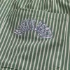 Seersucker volley badshorts på mitten av låret Seersucker volley badshorts på mitten av låret
