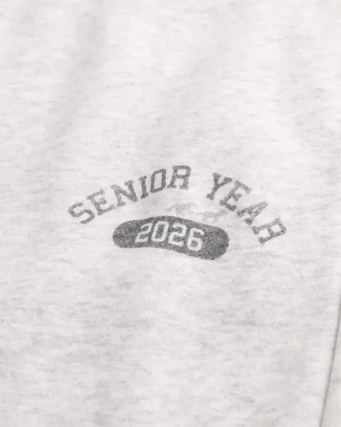 Senior år 2026 Grafiska Super Baggy Sweatpants