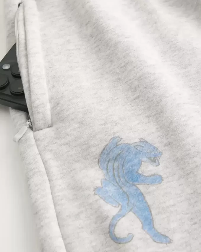 Senior år 2026 Grafiska Super Baggy Sweatpants