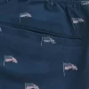 Shorts med linneblandning ovanför knäet