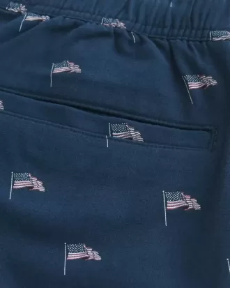 Shorts med linneblandning ovanför knäet