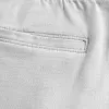 Shorts med linneblandning över knäet