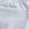 Shorts med linneblandning över knäet