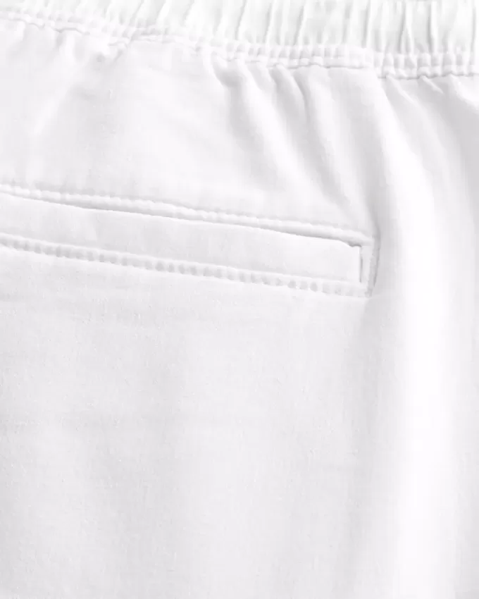 Shorts med linneblandning över knäet Shorts med linneblandning över knäet