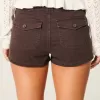Shorts-shorts i låg twill