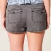 Shorts-shorts i låg twill