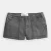 Shorts-shorts i låg twill