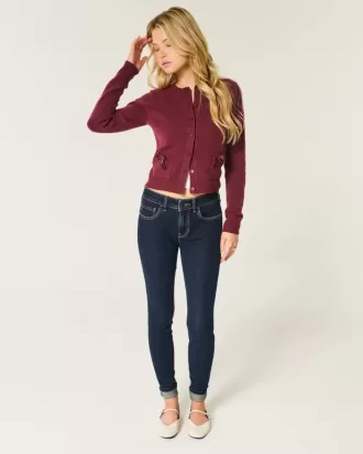 Skinny-jeans i medelhög storlek