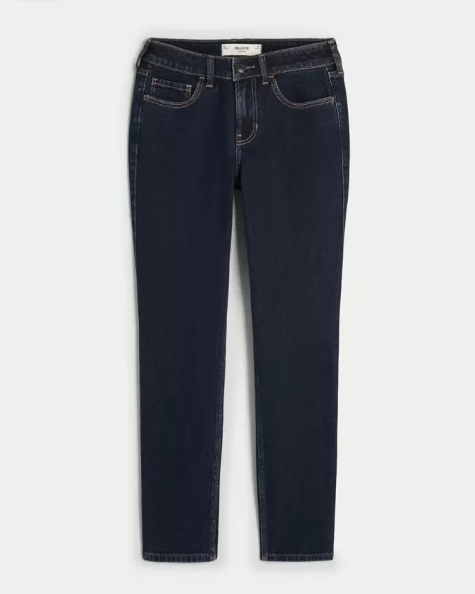 Skinny-jeans i medelhög storlek