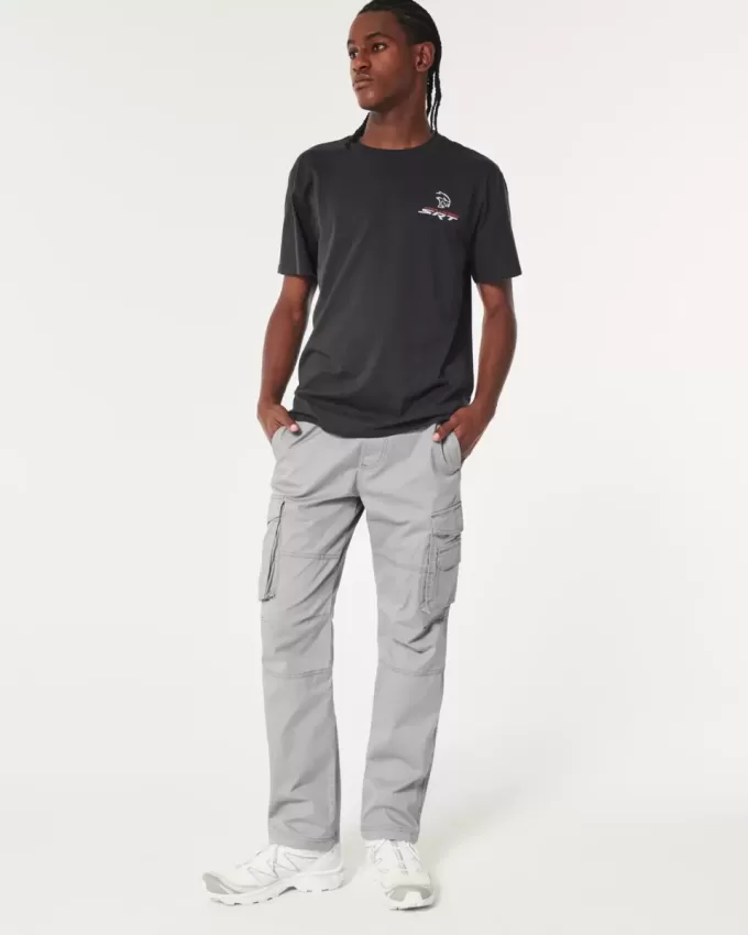Slim Raight Cargo Byxor Slim Raight Cargo Byxor