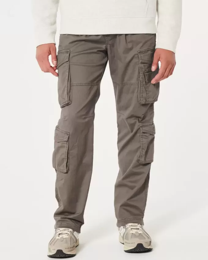 Slim Raight Cargo Byxor Slim Raight Cargo Byxor