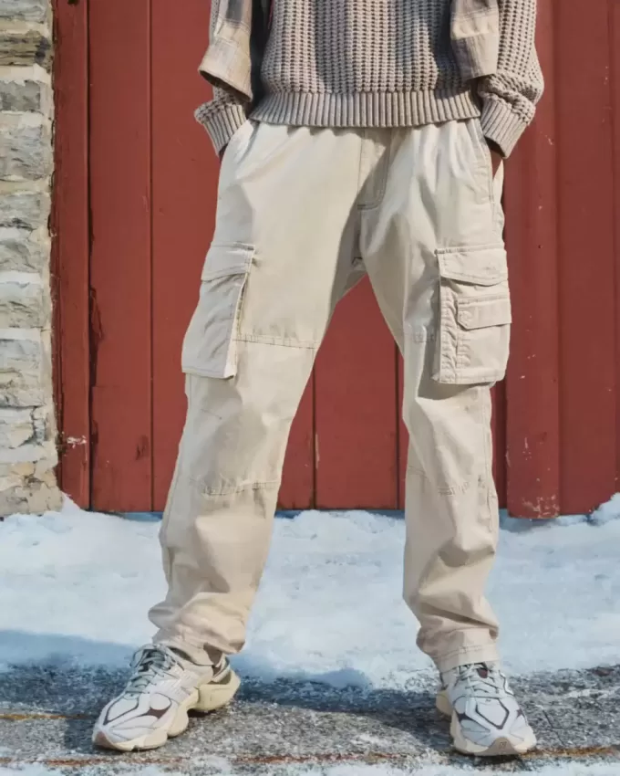 Slim Raight Cargo Byxor Slim Raight Cargo Byxor