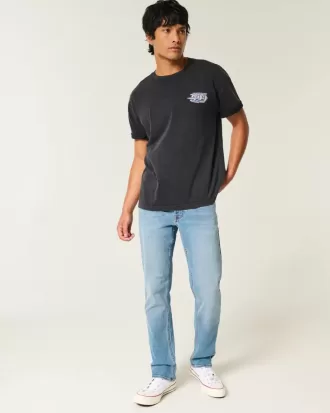 Slimmade raka jeans