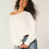 Slouchy Off-the-Soulder tröja Slouchy Off-the-Soulder tröja