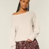 Slouchy Off-the-Soulder tröja Slouchy Off-the-Soulder tröja