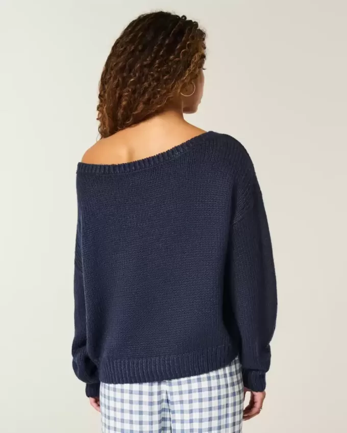 Slouchy Off-the-Soulder tröja Slouchy Off-the-Soulder tröja
