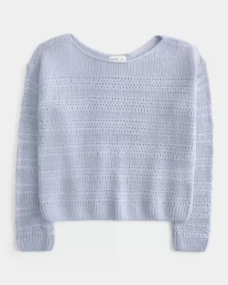 Slouchy Textural Stitch-tröja